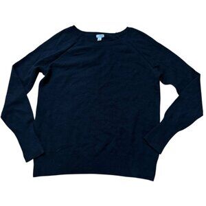 Halogen Cashmere Black Sweater Size Large